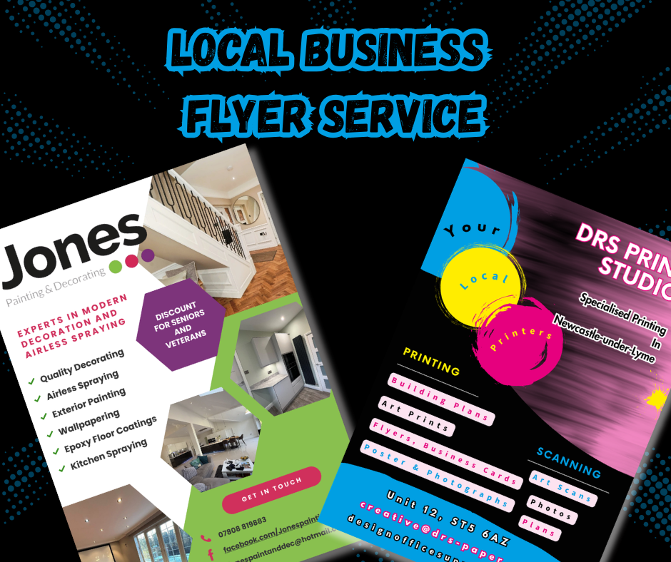flyer printing in Stoke-on-Trent